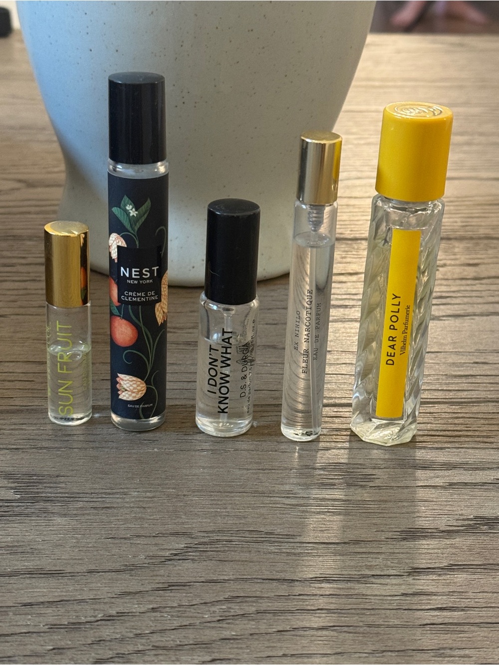 Travel size designer perfumes